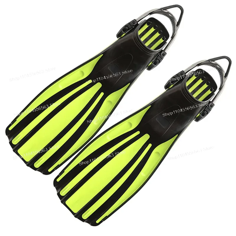 Fin Diving Blade - Verstellbare Schwimmflossen mit Federriemen und langen