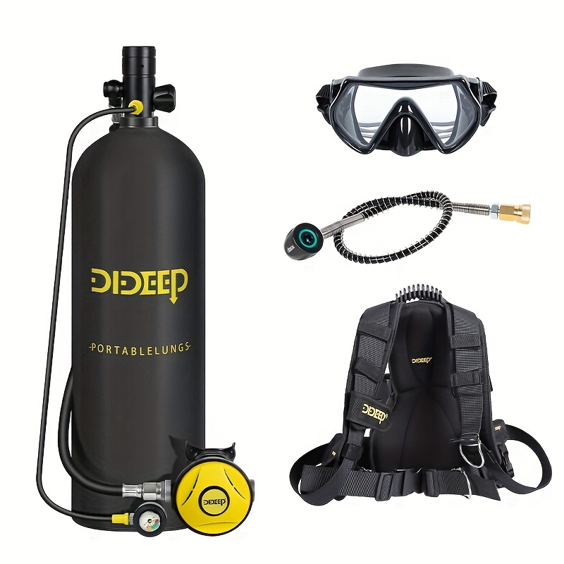 Aquatic Diving - DIDEEP 4L Mini-Tauchflaschen-Set, bis zu 40-60