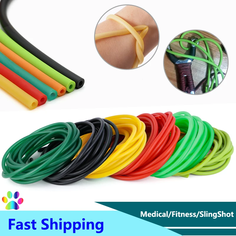 Speargun Rubber Band - 13/5/10 m Multi Color Natur Latex