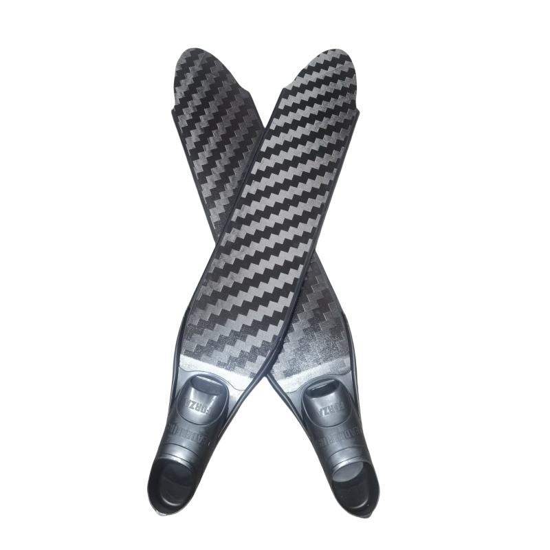 Fin Diving Blade - Hochwertige professionelle Carbonfaser-Freitauchflosse, personalisiertes Farbdesign, langes