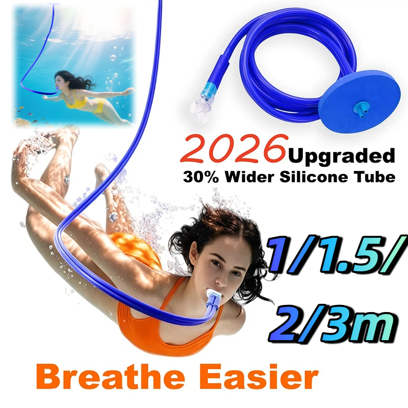 Aquatic Diving - 1/1,5/2/3m Erwachsenen-Volltrocken-Atemschlauch Tauchausrüstung Schwimmausrüstung Atemschlauch Tauchanzug