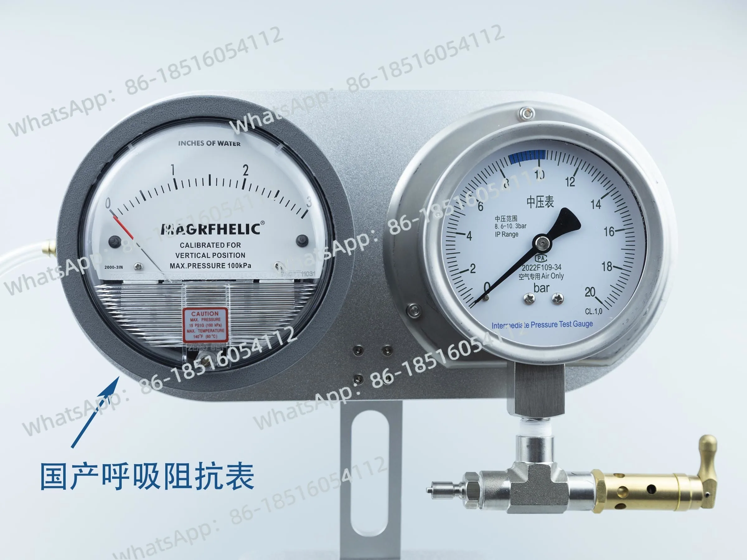 Aquatic Diving - Wartungstool für Tauchregulatoren, Mittelspannungs-Impedanztestplattform-Instrument