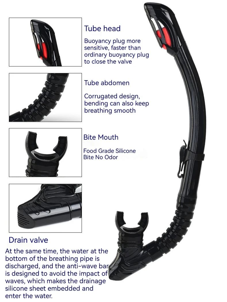 WAVE Professionelles Schnorche – Freediving Mask Set Bewertung und Preis