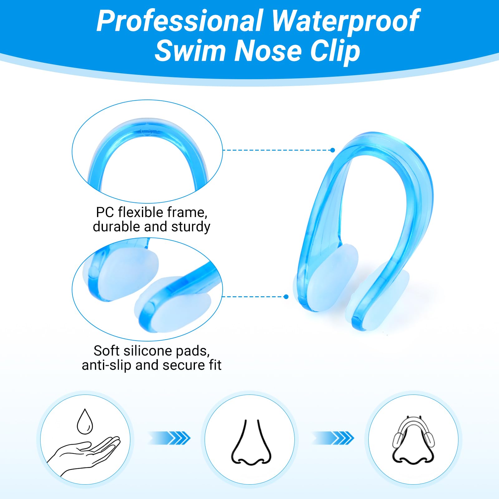 Wasserdichte Silikon-Nasenklam – Aquatic Sports Swimming Bewertung und Preis