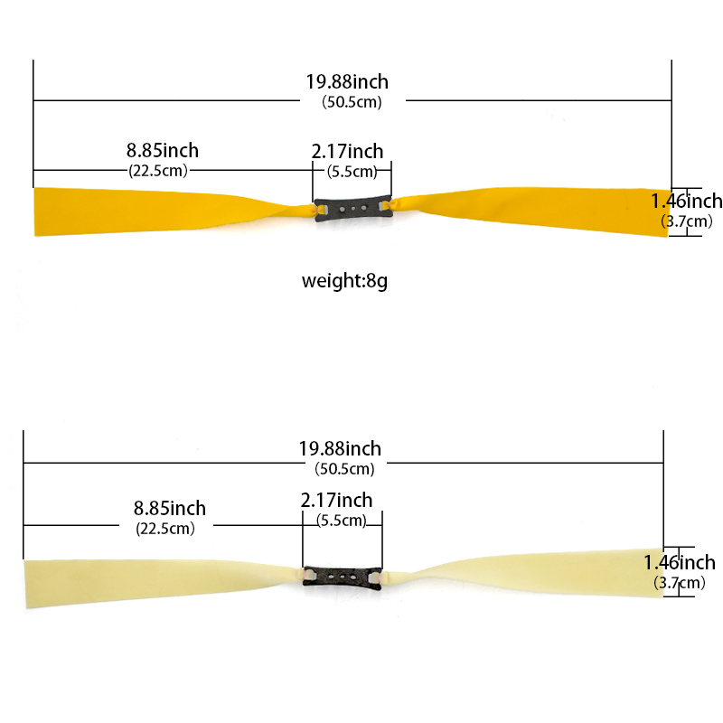 3 stücke 3,7 cm große Schleude – Speargun Rubber Band Bewertung und Preis